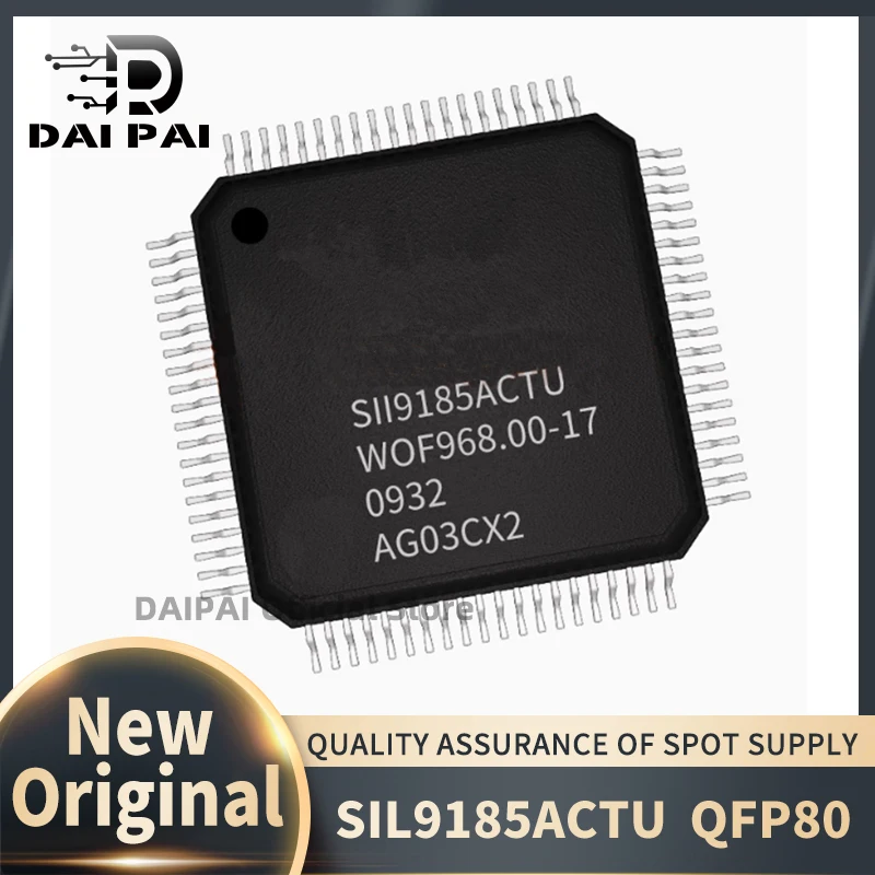(10 unids/lote) 100% nuevo chipset original SIL9185ACTU Sil9185ACTU Si19185ACTU 9185 QFP-80
