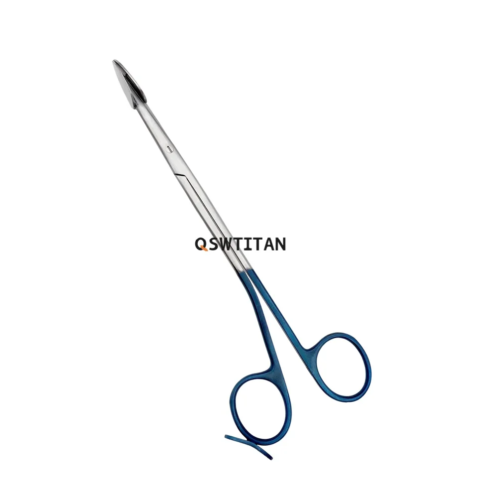 Tijeras separadoras de punta de cuchara de Trepsat recto de 19cm para instrumentos quirúrgicos de precisión de cirugía plástica