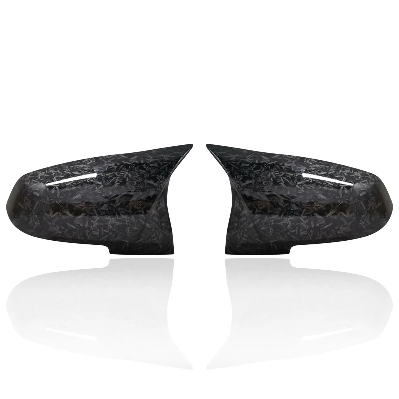 Tapa de cubierta de espejo retrovisor negro de carbono para BMW Serie 1, 2, 3, 4 X M, 220i, 328i, 420i, F20, F21, F22, F23, F30, F32, F33, F36, X1, 2 piezas