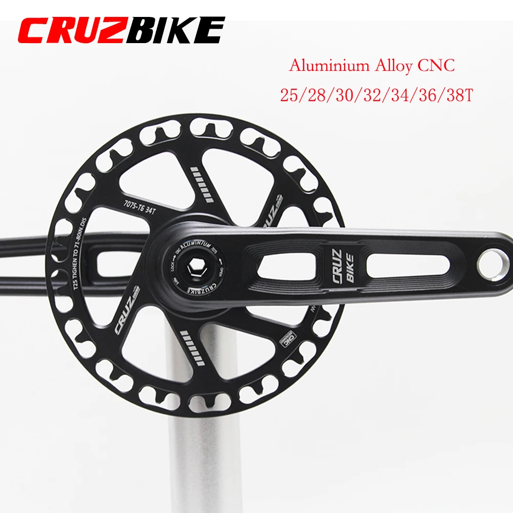 CRUZbike-bielas de bicicleta plegables ultraligeras para niños, 127/140/150mm, manivela hueca de tecnología, accesorios de piezas de bicicleta de aleación de aluminio