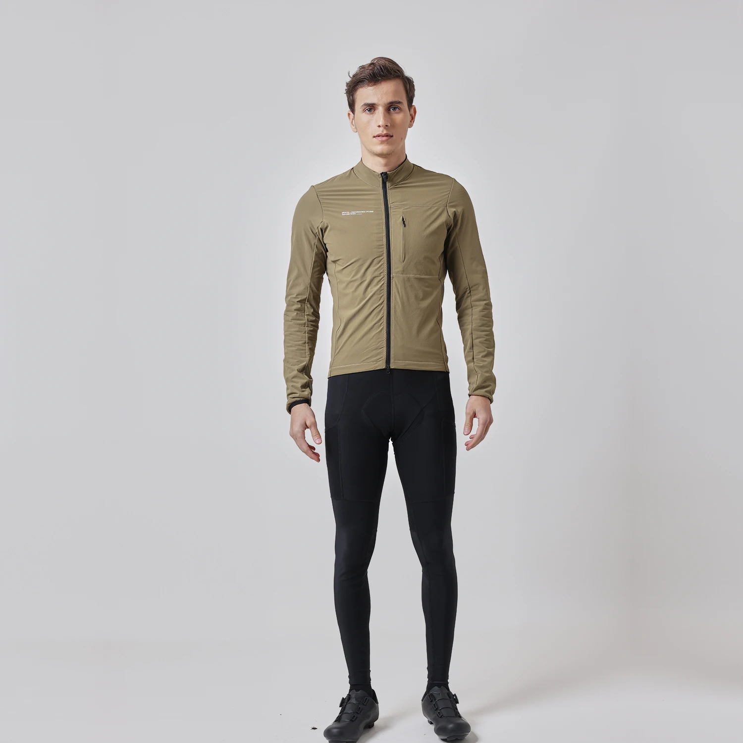 Chaqueta aislante SPEXCEL 22 Explore 3 Temporada Chaqueta de ciclismo interior de forro polar térmico y resistente al viento 2 capas con bolsillo en el pecho