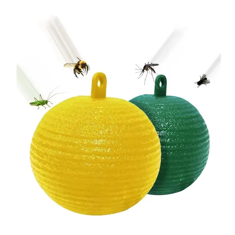 1-10 Uds. Atrapamoscas asesino Control de plagas reutilizable colgante trampa para moscas trampa para moscas jaula trampas de bolas granjas jardín parques colgante Flycatcher