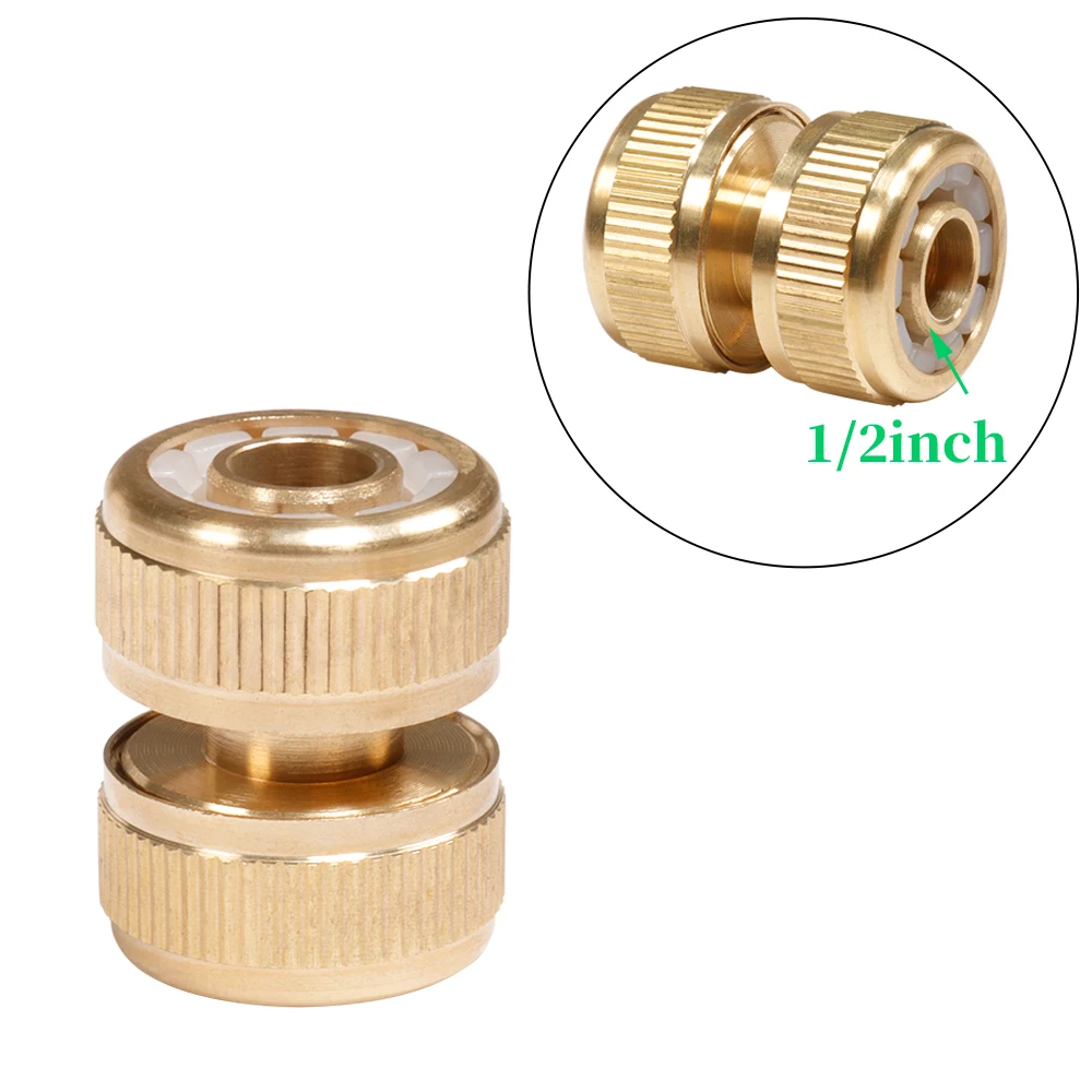 1 Uds 1/2 "3/4" 1 "grifo de rosca de latón conector rápido 16mm 20mm manguera adaptador de ajuste de pistola de agua herramienta de jardín conector de riego