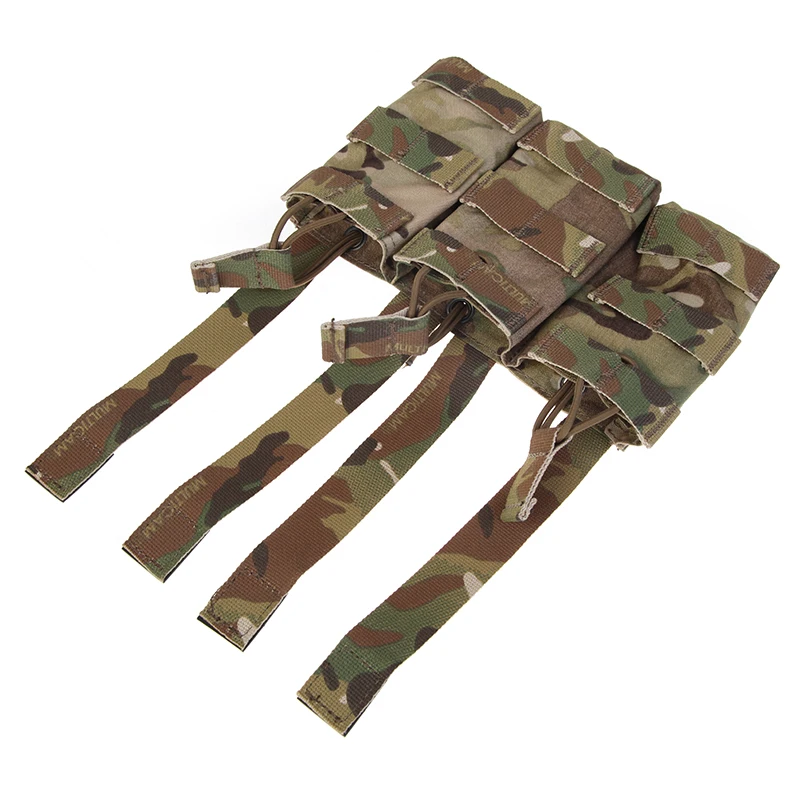 Emersongear 556 Triple Open Top Mag Pouch 5.56 Modular Magazine Pouch Molle para Caza, Wargame, Entrenamiento, Senderismo, Combate EM6355