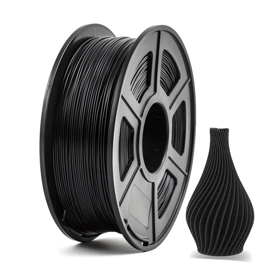 Filamento de nailon PA6, 1,75mm, 1kg, 250g, Material 3D, filamento de nailon de alta dureza, poliamida, negro, blanco, transparente, apto para la mayoría de las impresoras 3D FDM
