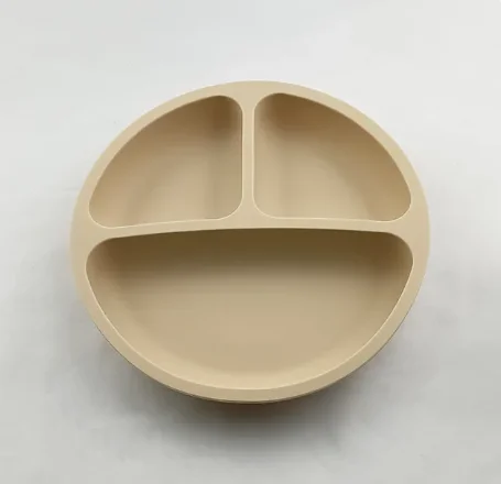 Juego de 5 unidades de vajilla de silicona suave para bebé, plato de alimentación para chico, plato con ventosa, cuenco, cuchara, tenedor, platos para niños, juego de vajilla antideslizante