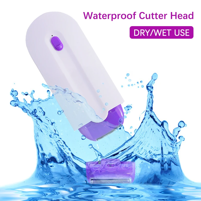 Kit de depilación indolora profesional, depiladora láser táctil recargable por Usb, cuerpo, cara, piernas, Bikini, afeitadora