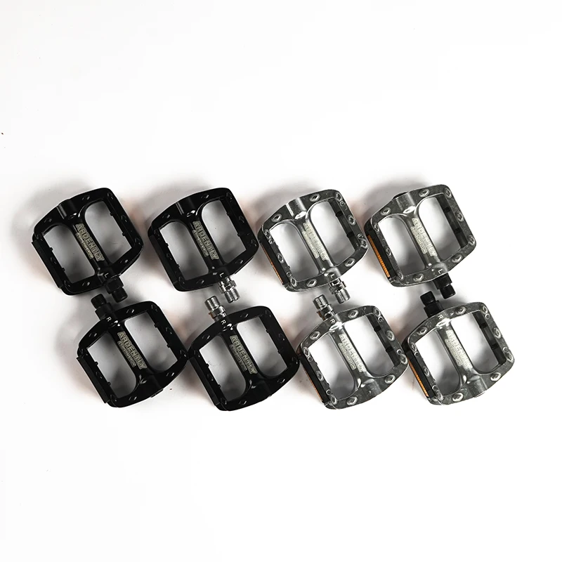 Ardenly-pedales de aleación de aluminio para bicicleta de carretera, engranaje fijo, 2DU, Pedal de rodamiento, plataforma plana, accesorios de piezas de ciclismo