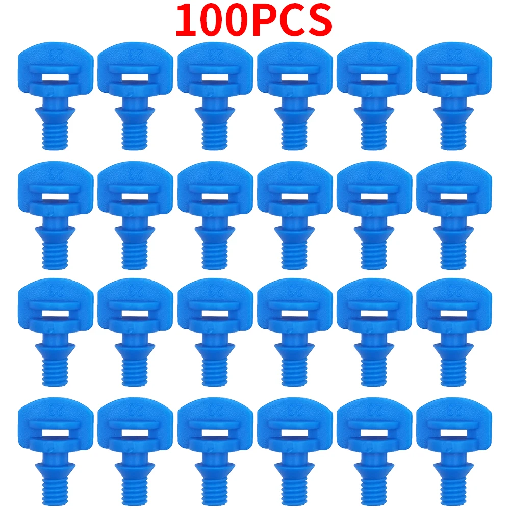 100PCS 90-360 °   Microaspersores de Refracción con Rosca Macho para Riego por Goteo en Invernaderos y Jardines