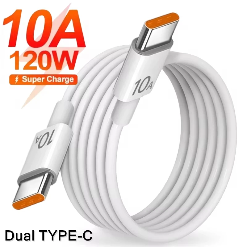 NNBILI, 3-1 piezas, cable de carga rápida universal PD de 120 W y 10 A, con doble conector tipo C, para transferencia de datos, compatible con Samsung, iPhone 18, 17, HUAWEI y Xiaomi.