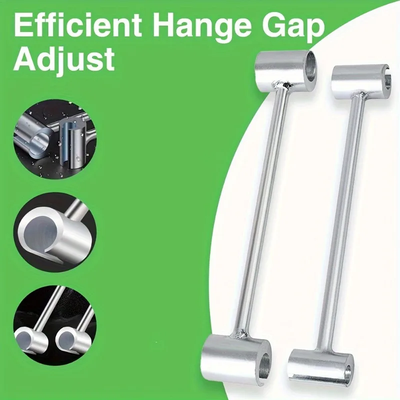Llave de ajuste para bisagras de puerta de 19-14 mm, ajustador sin desmontaje, herramienta de ajuste para puertas y ventanas de hogar, herramienta de ajuste para puertas de armarios.