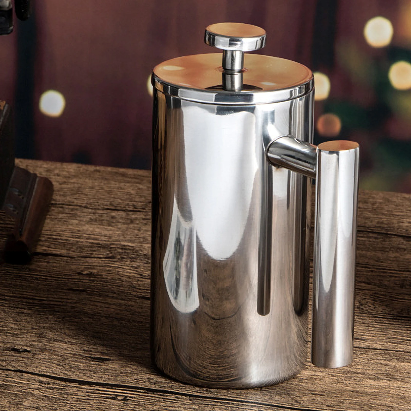 Prensa francesa con filtro, cafetera hecha a mano de acero inoxidable, aislamiento de doble pared de alta calidad, 350ml/800ml/1000ml