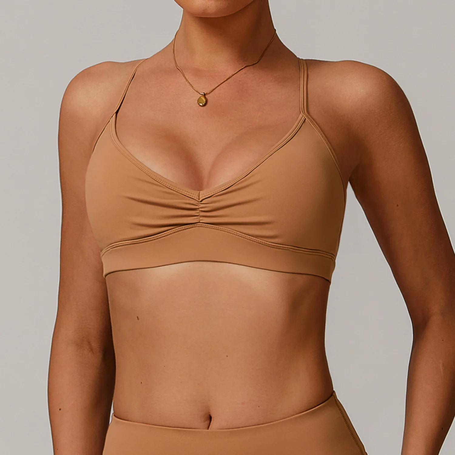 Ropa interior de gimnasio para mujer, sujetadores deportivos, Sujetador deportivo antisudor, sujetador de Yoga transpirable, Top corto a prueba de golpes, Top de Fitness, camisetas de entrenamiento con realce