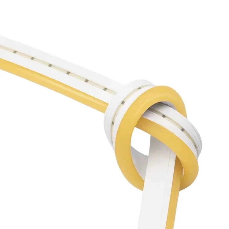 Tira de luces Led de neón de 12V, cinta flexible, lámpara, cuerda, barra de tubo de silicona impermeable, 1cm, 1led de corte, tablero de anuncios DIY, cartelera