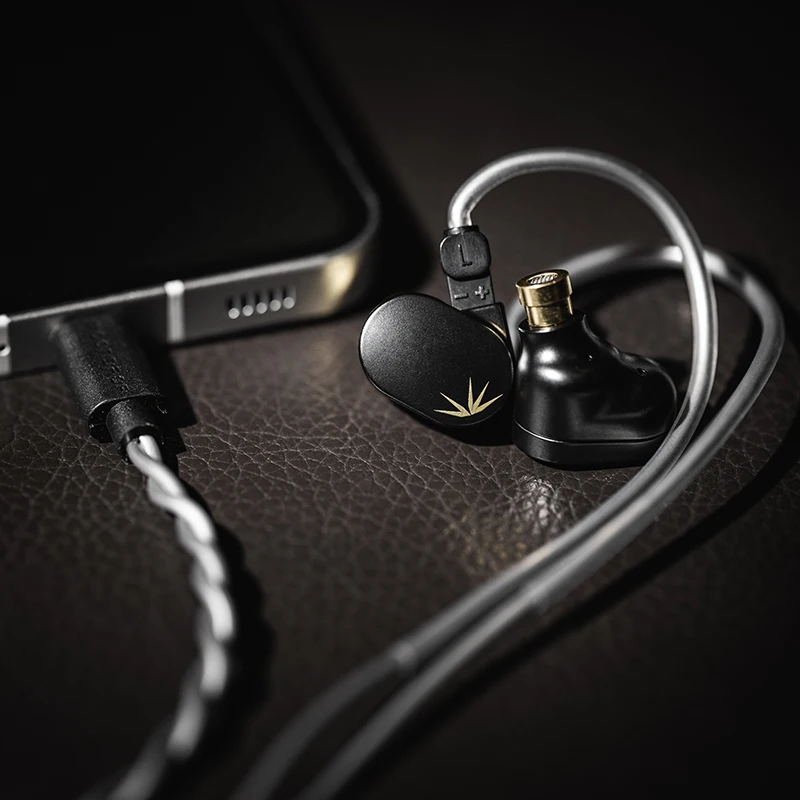 Auriculares MOONDROP CHU II DSP de alto rendimiento con controlador dinámico, monitores intrauditivos USB-C TIPO-C con micrófono.
