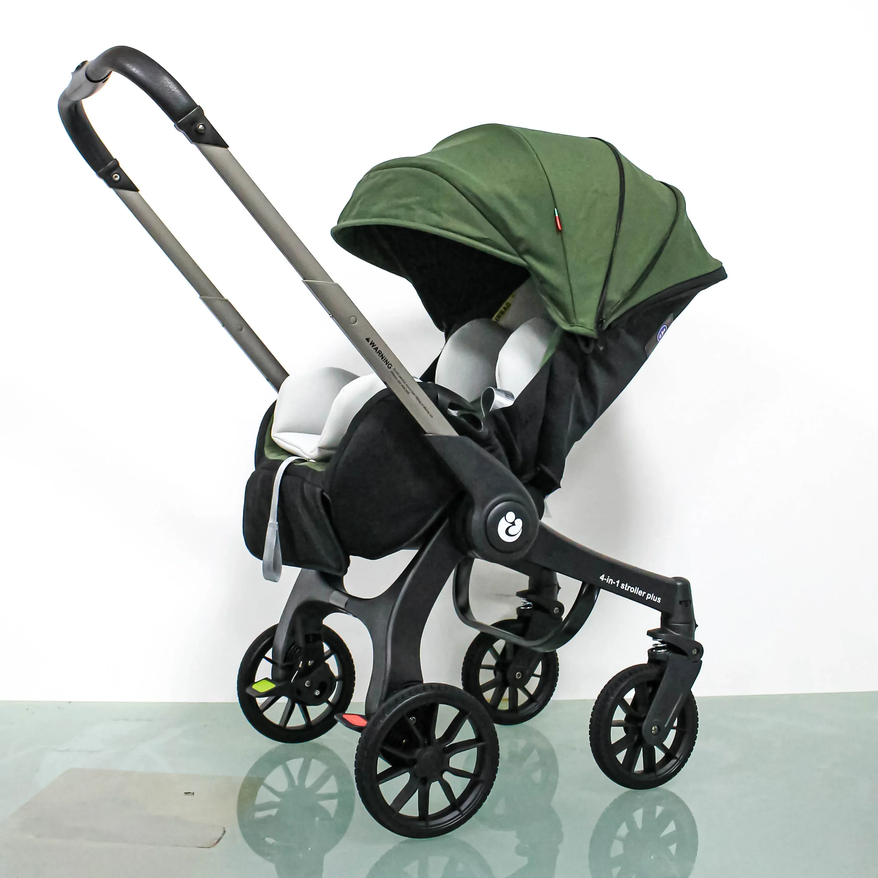 STOCK UE 4 en 1 cochecito de bebé multifuncional bidireccional cochecito de bebé recién nacido 3 en 1 asiento tipo cesta plegable cochecito de viaje ligero