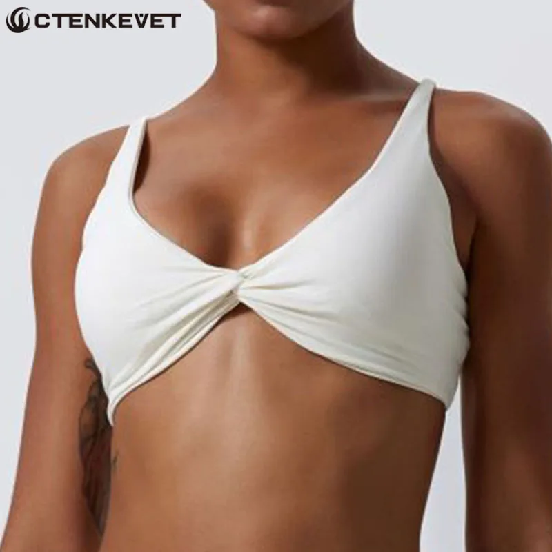Nuevo sujetador deportivo push-up de verano para mujer, top transpirable y suave para yoga, top corto sin espalda para fitness, ropa interior de gimnasio, top corto para mujer