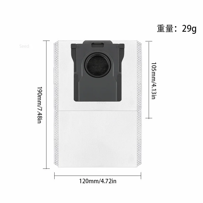 Dreame Mova S10 / Mova S10 Plus accesorios de Robot aspirador bolsas de polvo fregona cepillos laterales principales paños filtros HEPA repuestos