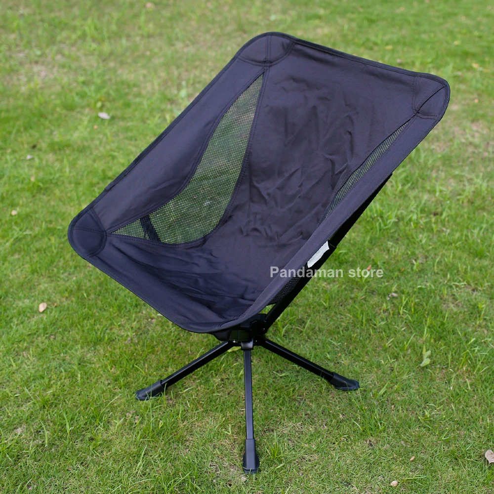Silla Portátil Giratoria de 360 Grados, Silla Plegable Compacta para Camping, Apertura Rápida en 5 Segundos