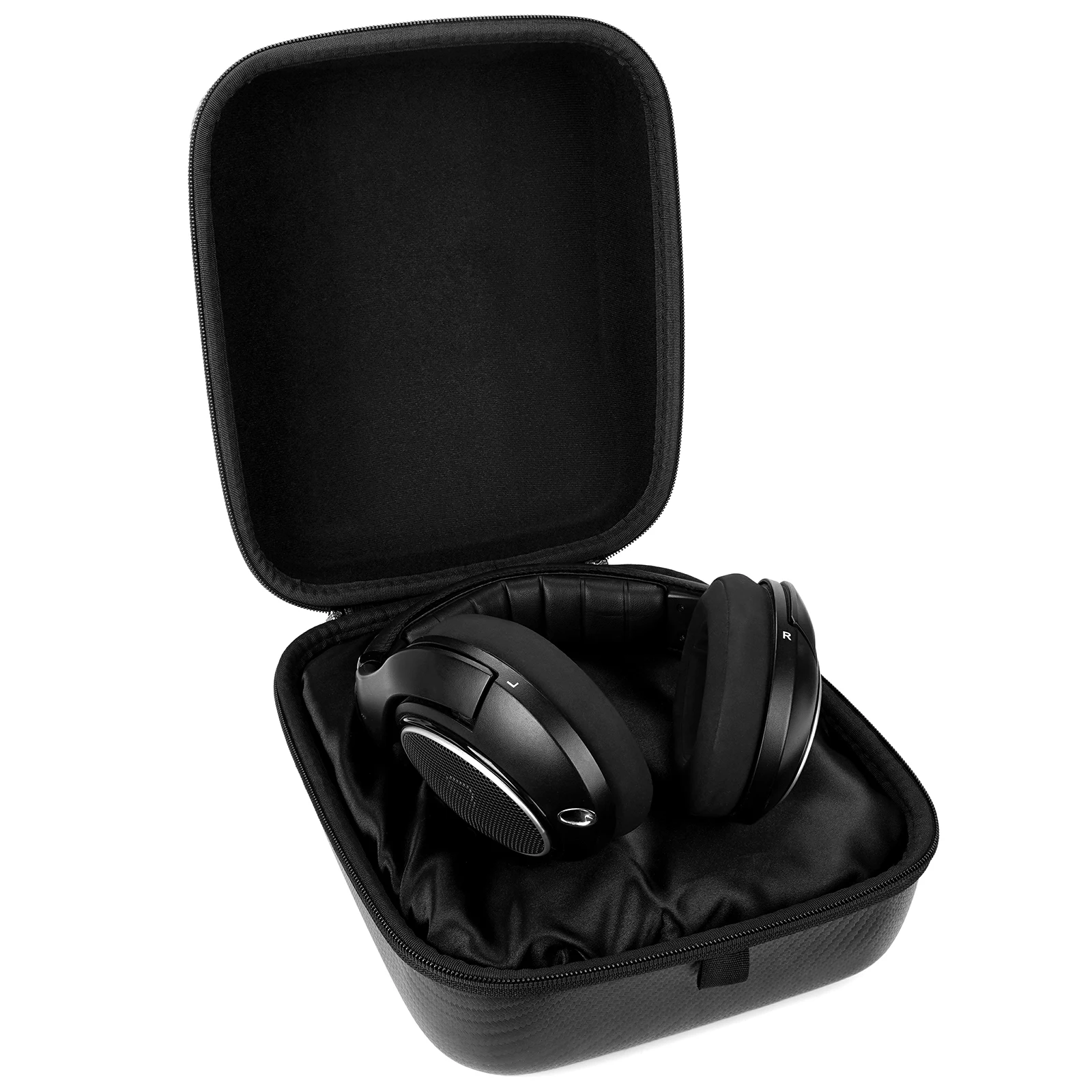 Geekria - Funda para auriculares HD 599 598 HD 660s HD 650 AKG K845, estuche rígido portátil protector para almacenamiento de cables de auriculares