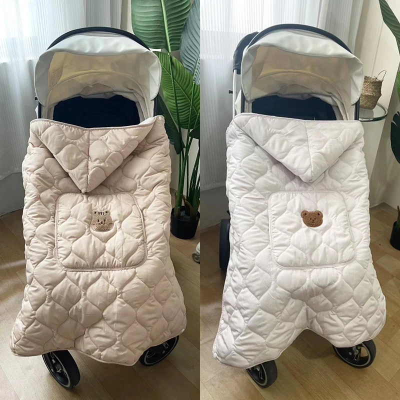 Manta con capucha para cochecito de bebé, manta envolvente para recién nacido, portabebés cálido, cubierta para cabestrillo, capa infantil, colcha para dormir de 80x85cm