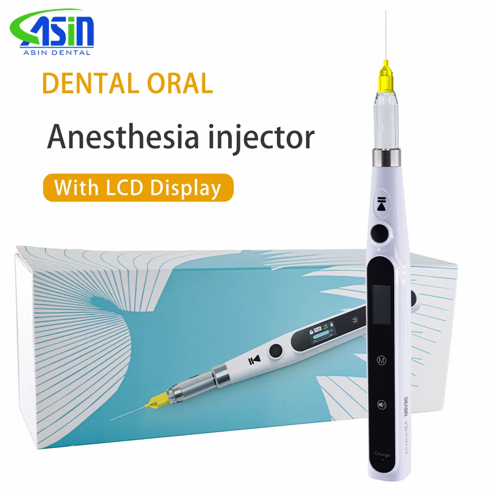 Inyector de anestesia Oral, indoloro, eléctrico, inalámbrico, inyección de anestesia Local, pantalla LCD, equipo veterinario clínico Dental