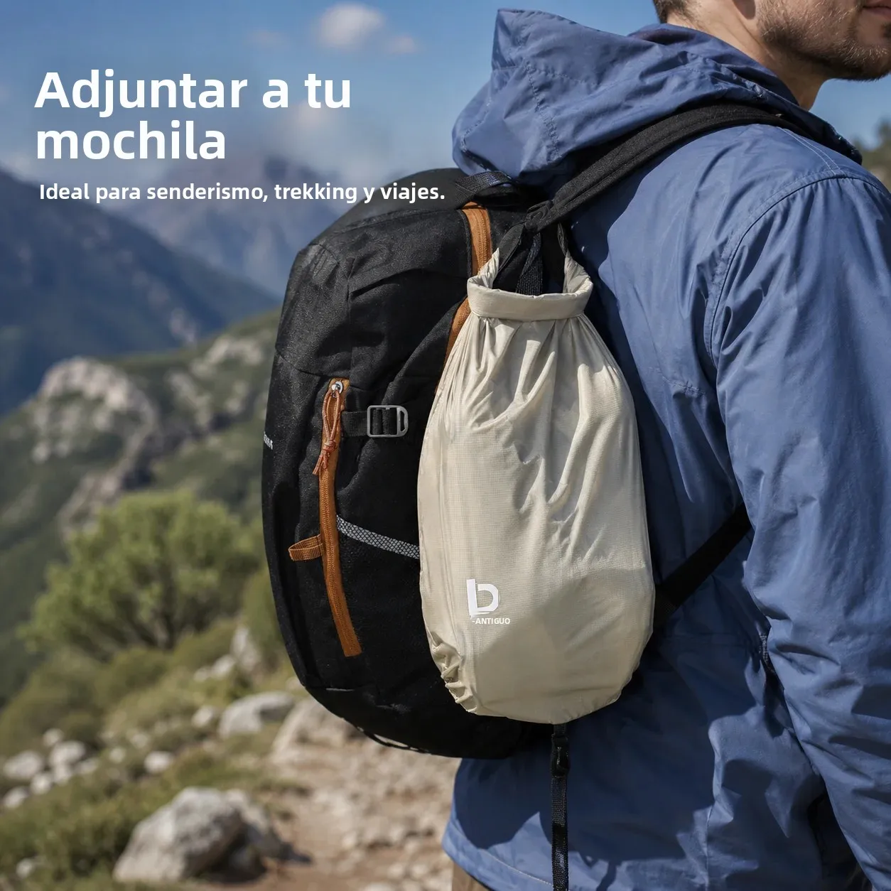 Bolsa de nailon para zapatos, mochila ligera portátil, bolsa de almacenamiento externa para zapatos, soporte plegable para viajes, gimnasio, senderismo y exteriores