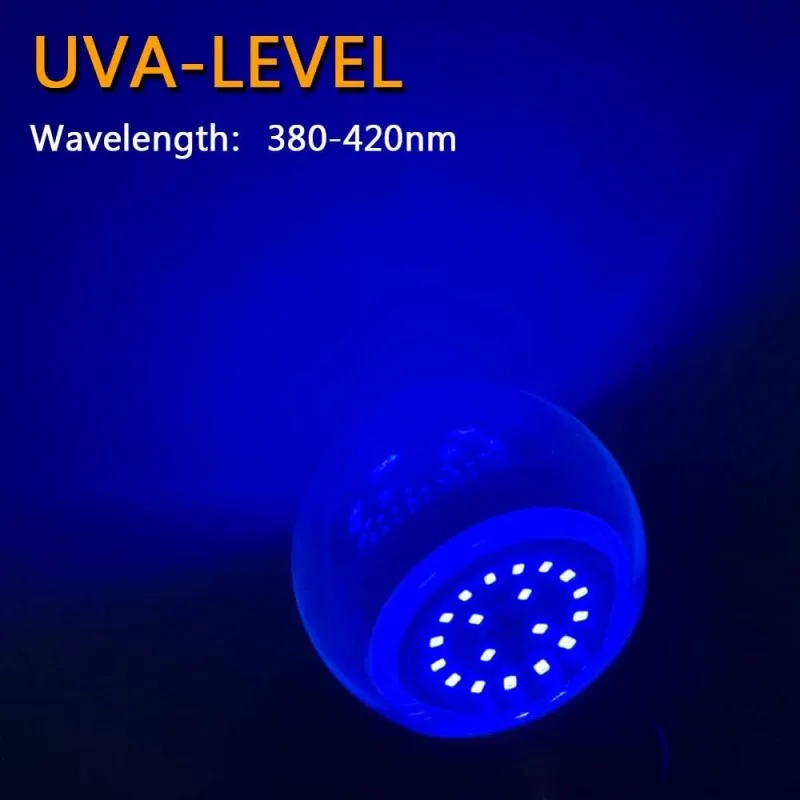 Bombilla Led negra de 9W E27 UV 395nm que brilla en la oscuridad para pintura corporal Club fiesta carteles de neón luz negra Led 385-400nm lámpara de bombilla Led