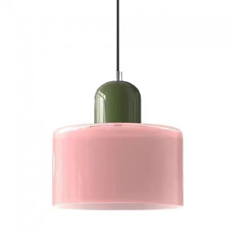Candelabro de cristal nórdico moderno para dormitorio, lámpara pequeña de línea larga para restaurante, Bar, iluminación Simple, lámpara de ambiente E27