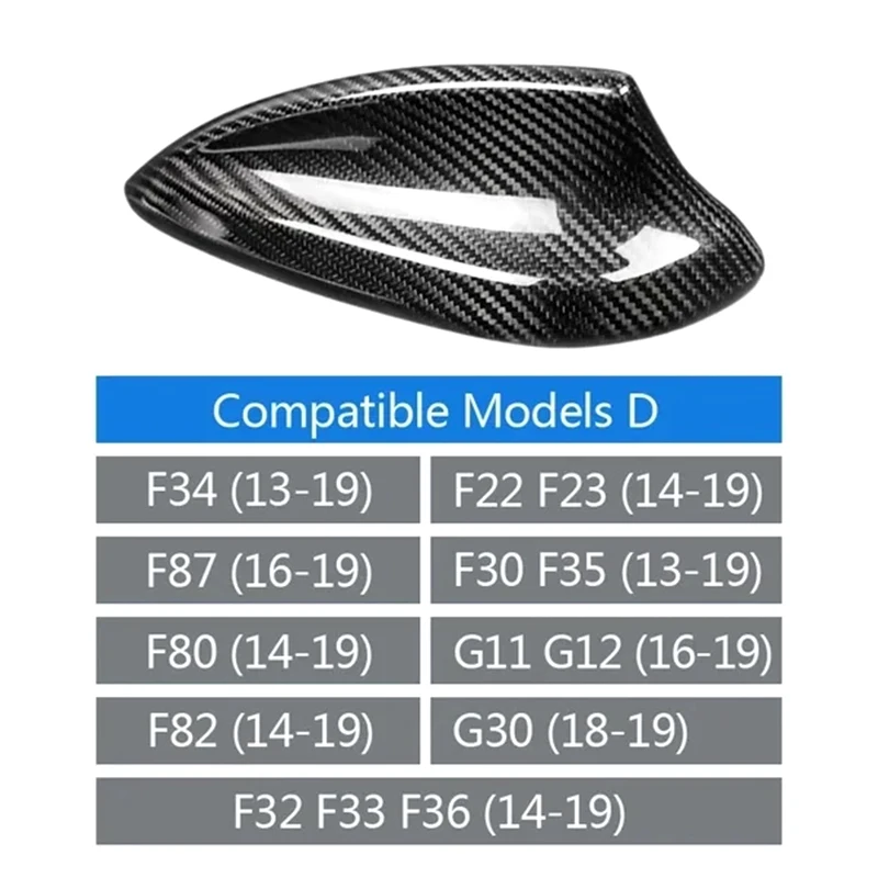Cubierta de Antena de Aleta de Tiburón para BMW F10 F11 F22 F30 F34 F80 F87 F32 F36 F82 F01 G11 G20 G12 G30 M5 2 3 4 5 7 M2 M3 M4 M5