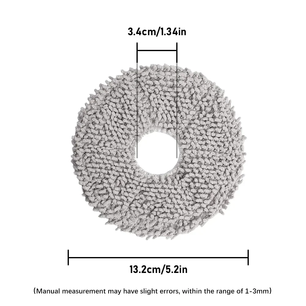 Paño de mopa duradero, accesorios compatibles para Xiaomi X20 + X10 + X20 Plus X10 Plus, piezas de repuesto para Robot aspirador, 16 Uds.