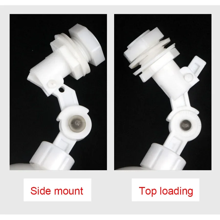 Mini válvula de flotador de 1/4 "y 3/8", dispensador de Tanque De Agua de peces para acuario, válvula de bola flotante, Control de nivel de tanque de agua, sistema de ósmosis inversa