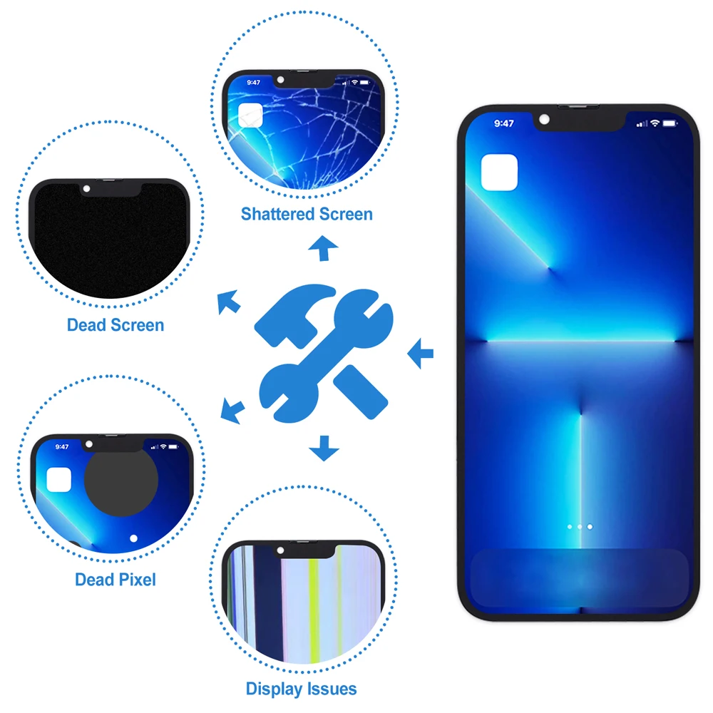 A2633 A2482 A2631 A2634 A2635 Premium nuevo Lcd para IPhone 13 nueva pantalla táctil con pantalla táctil 3D reemplazo de fábrica