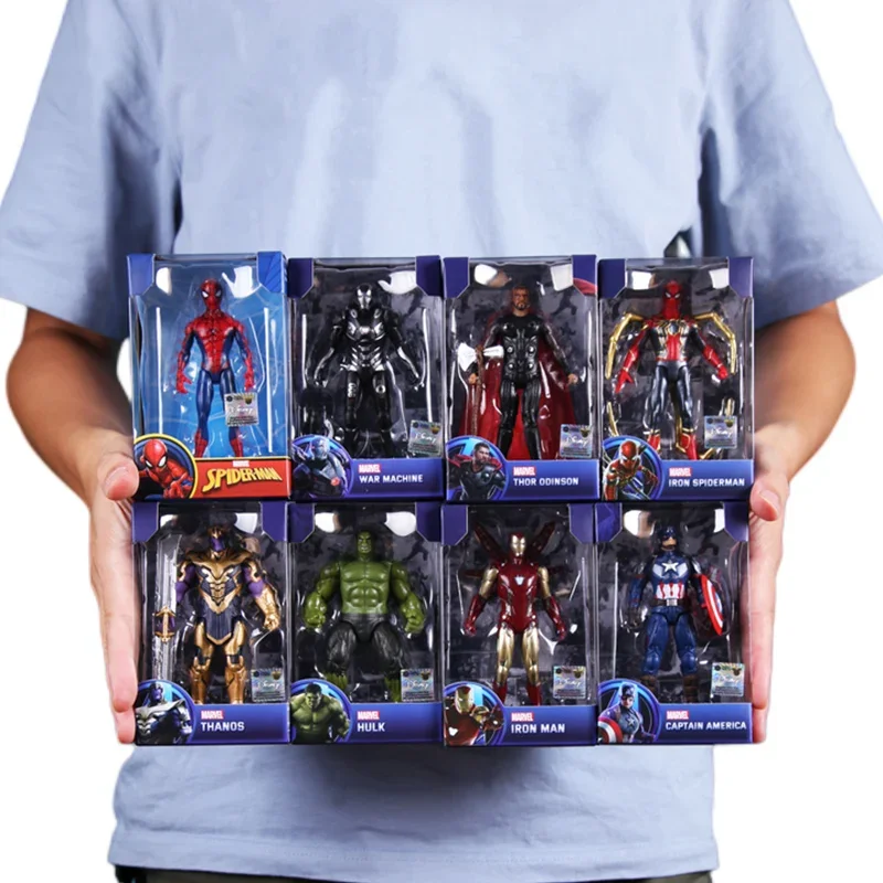 ZD Original vengadores Iron Man Spider Man verde GOBLIN VENOM 2099 Thor Capitán América Thanos Hulk máquina de guerra figuras de acción de juguete