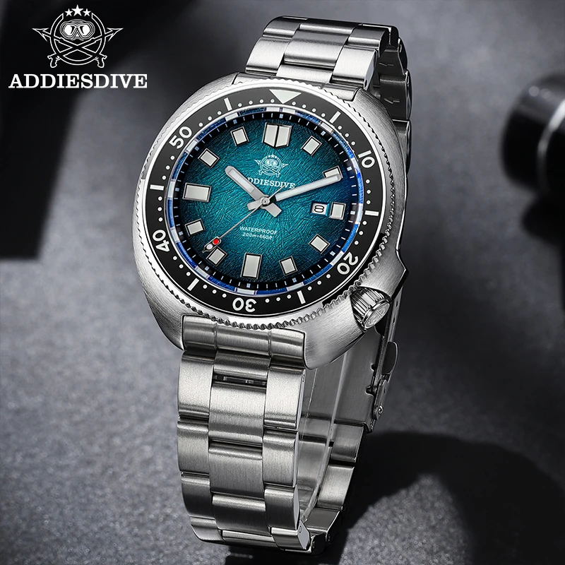 ADDIESDIVE Japan2115 nuevo reloj para hombre con cristal de zafiro BWG9 ultraligero luminoso 200m reloj de pulsera resistente al agua relojes de cuarzo de lujo