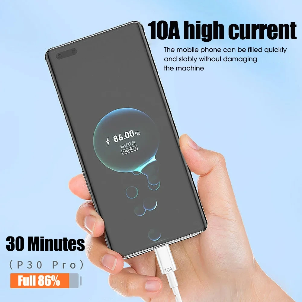 NNBILI 5 uds tipo C Cable de datos de carga súper rápida 120W Cable de cargador rápido para Samsung Xiaomi Huawei USB C Cable de datos de teléfono móvil