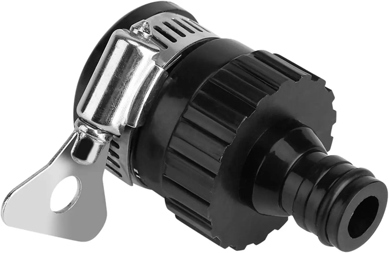 Adaptador de grifo de agua Universal duradero, accesorio de manguera de plástico, grifo de conexión rápida para lavado de coches, riego de jardín, 2 uds.