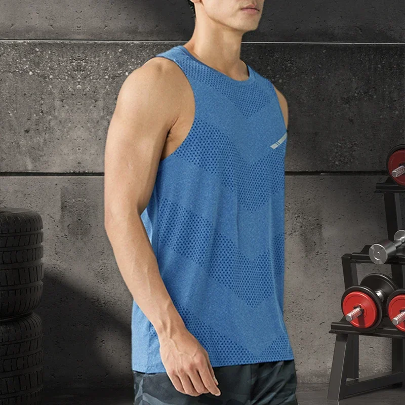 Ropa deportiva de secado rápido para hombre, camiseta interior fresca de viaje para playa, moda para gimnasio, correr, camisetas de tenis deportivas
