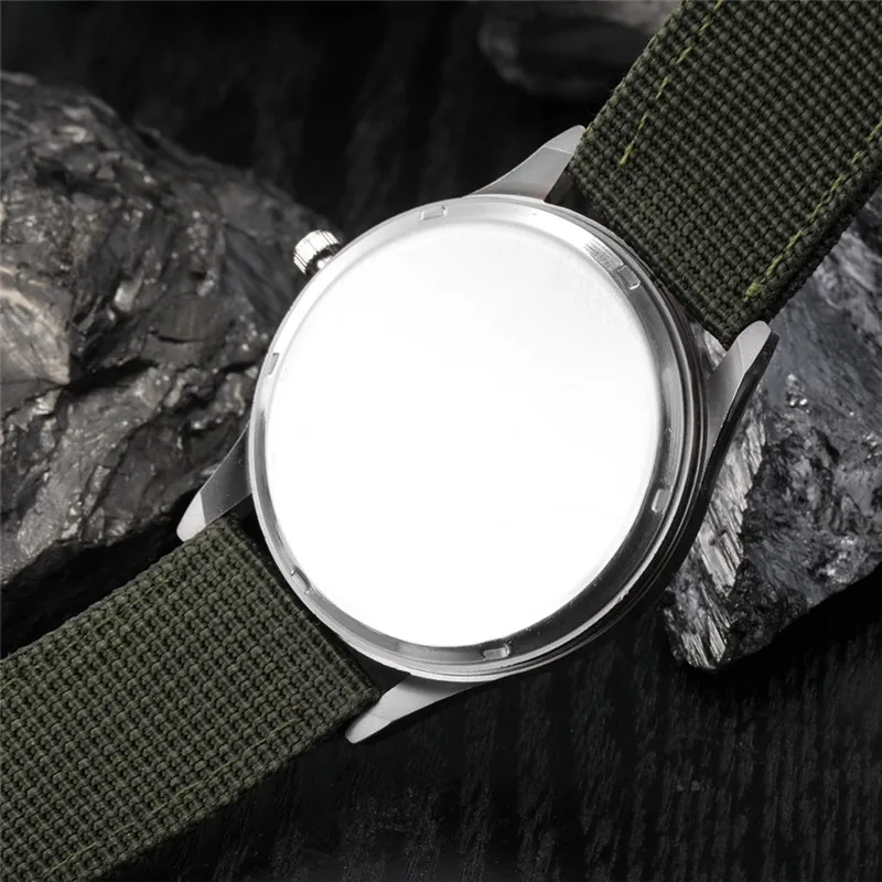 Relojes de marca para estudiantes, moda informal para hombres, banda de nailon, reloj deportivo de cuarzo con fecha Simple, reloj negro Erkek Barato Saat Relogio Masculino