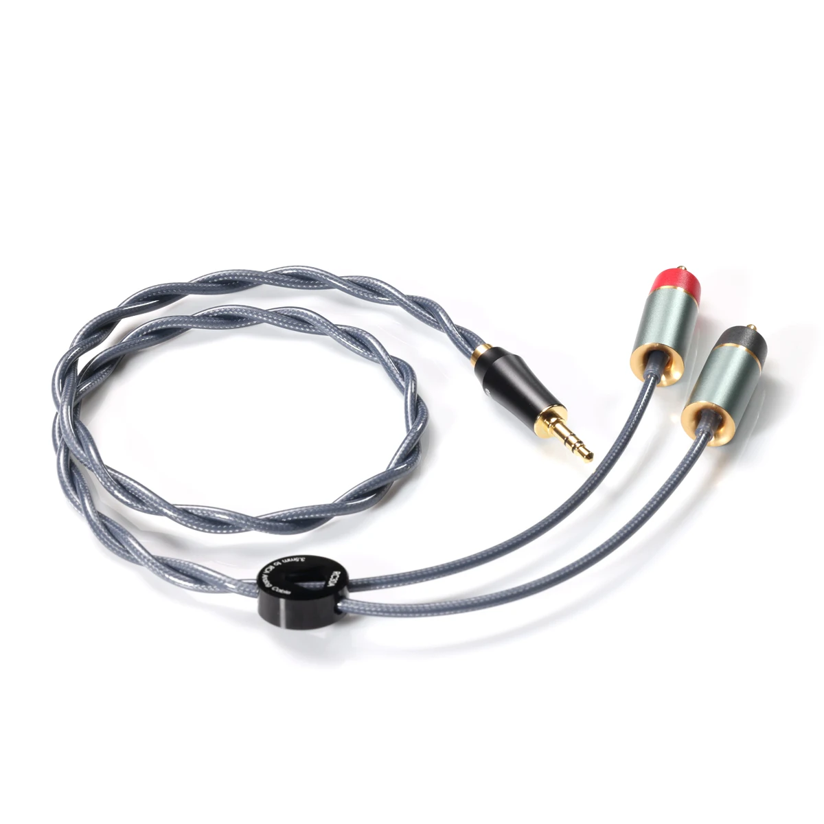 Cables RCA plateados blindados DD ddHiFi RC30A RC30B RC40A para sistemas de escritorio, 3,5/4,4mm/RCA a RCA (disponibles en 60cm / 120cm)