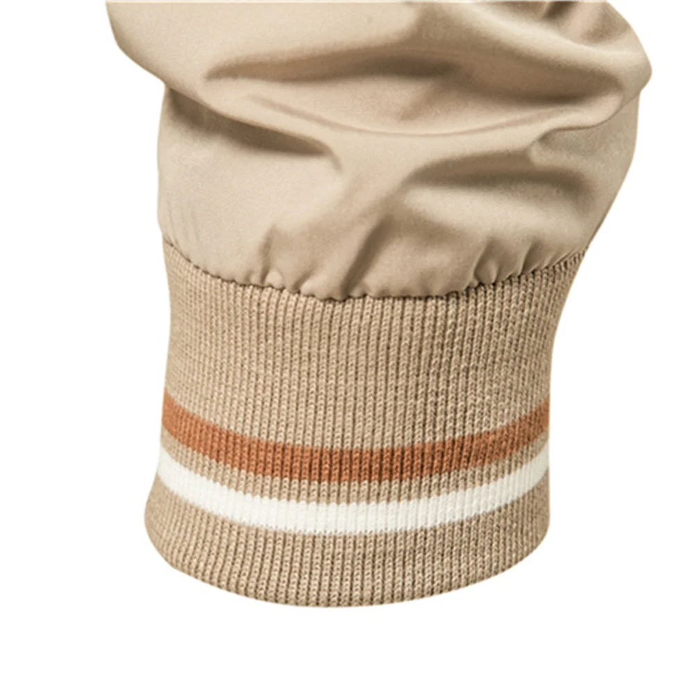 AIOPESON chaqueta Bomber de Color sólido para hombre, chaquetas de béisbol ajustadas informales para hombre, nuevas chaquetas de moda de otoño de alta calidad para hombre