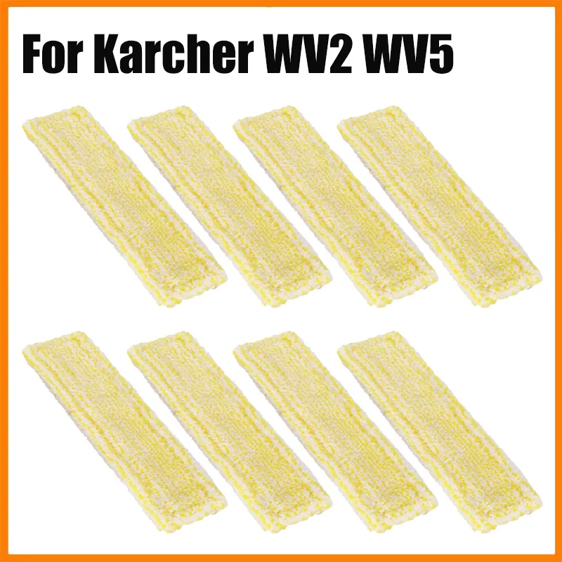 Para Karcher WV2 WV5 WV6 Plus aspiradora de ventana paño de mopa de microfibra lavable trapos limpios de vidrio accesorios de repuesto