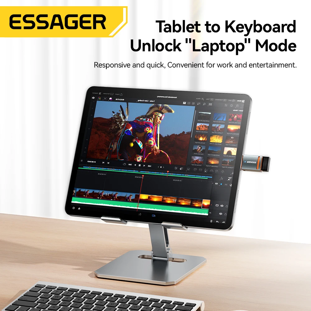 Essager USB 3,0 OTG adaptador tipo C hembra a USB macho convertidor USB a Micro ip adaptador de carga rápida para ordenador portátil Macbook Samsung