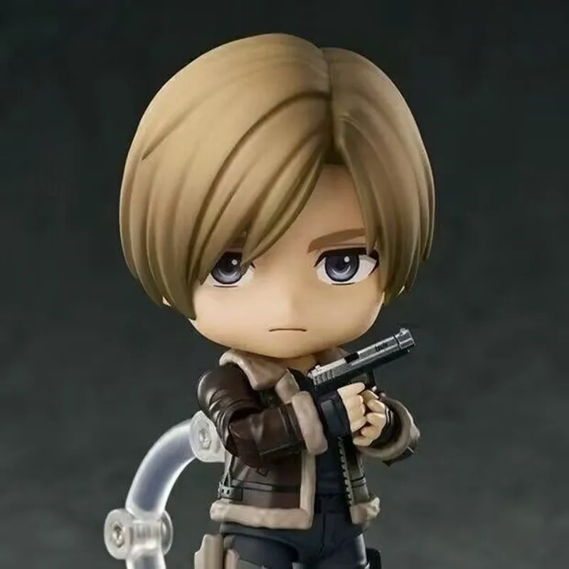 Nuevo # 2761 # 2337 Ada Wong y Leon S. Kennedy Resident Evil Set de Figuras de Anime con Rostros Intercambiables y Articulaciones Móviles, Figura de Acción para Regalo