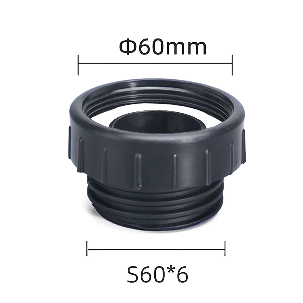Adaptador de tanque de agua IBC para válvula Schutz, rosca fina de 62mm a accesorios gruesos de 54mm, conector de tapa de jardín para barriles Ton/IBC, 1 Uds.