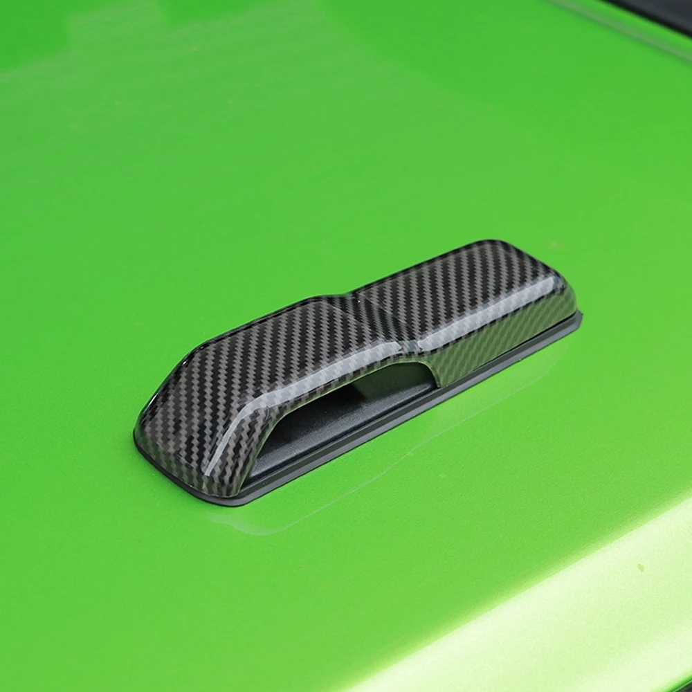 Bisagra de capó de motor delantero de coche, cubierta decorativa, pegatinas embellecedoras para Jeep Wrangler JL Gladiator JT 2018-2024, accesorios exteriores de coche