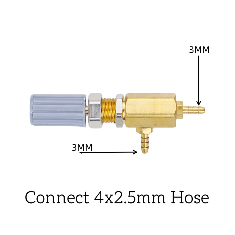 Válvula de Control de regulador Dental JUMTOP para unidad de turbina de sillón Dental, conector de 3mm a manguera de 4*2,5mm