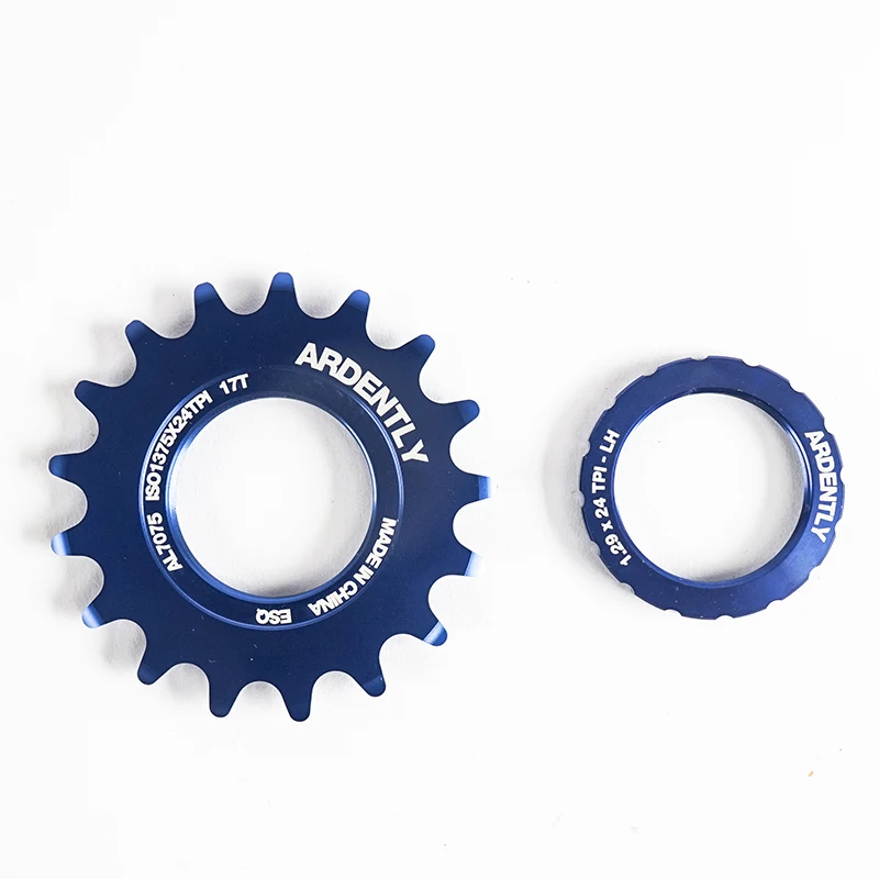 Obras de bicicleta Ardently FixedGear 13T/14T/15T/16T/17T/18T/19T/20T piñón de volante de marcha única anillo de bloqueo de bicicleta de pista Fixie