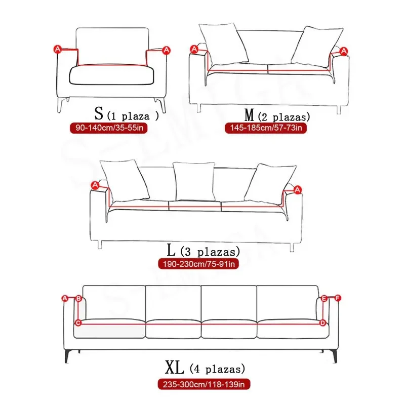 Funda de sofá elástica estampada para sala de estar, funda de sofá combinada en forma de L, decoración del hogar, 1/2/3/4 asientos extraíbles