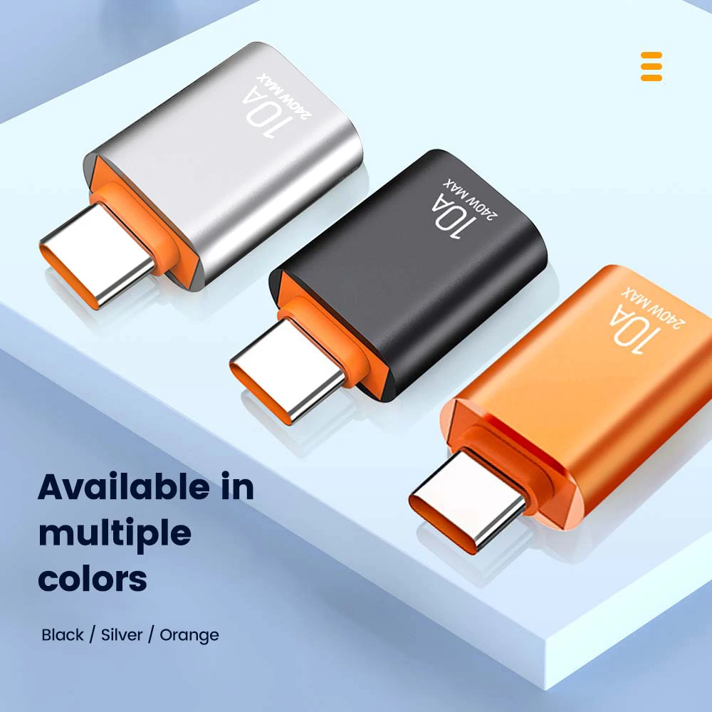 Elough adaptador USB tipo C A USB 3,0 A tipo C, conector convertidor OTG para Macbook, iPad, Huawei, Xiaomi, Samsung